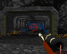 En skärmdump av det påstådda filmklippet från SNES-porten av GoldenEye 007