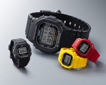 Nano-ringserien finns i tre färger. (Bildkälla: Casio)