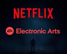 Netflix banner med Electronic Arts logotyp visas (Bildkälla: Netflix, Electronic Arts med ändringar)