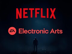 Netflix banner med Electronic Arts logotyp visas (Bildkälla: Netflix, Electronic Arts med ändringar)