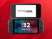 Mockup av 2DS/3DS andra skärm Switch 2-tillbehör (Bildkälla: Nintendo of America med ändringar)