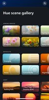 De nya Spring Breeze-scenerna i Philips Hue-appen. (Bildkälla: Philips Hue)