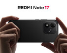 Redmi Note 17 kostar från cirka 191 dollar i Kina. På bilden: en reklambild av telefonen som visar baksidan.