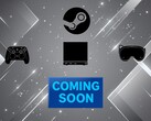 Steam Machine Steam Frame och controller-banner som visar utgivningsdatum