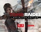 Tomb Raider: Definitive Edition Switch och Switch 2 banner (Bildkälla: Nintendo of America med ändringar)