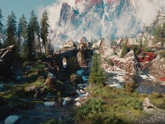 CDPR:s tekniska demo av The Witcher 4 visar ett stort nytt landskap. (Bildkälla: TheWitcher)