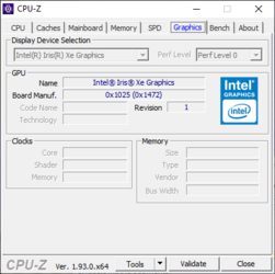 cpu-z: Grafik