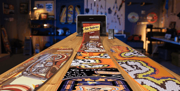 UV-skrivaren E1 kan skriva ut på upp till 10 meter långt material.