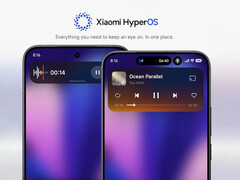 Hyper Island ger Apple:s Dynamic Island-liknande funktionalitet till HyperOS. (Bildkälla: Xiaomi - redigerad)
