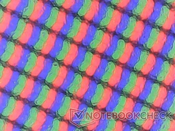 Matt överlagring är något kornig på den stora 18-tumsskärmen