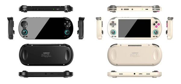 Anbernic RG Vita finns i färgerna Black och Retro Gray.