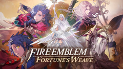 En uppskalad omslagsbild för Fire Emblem: Fortunes Weave