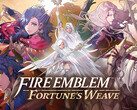 En uppskalad omslagsbild för Fire Emblem: Fortunes Weave