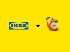 IKEA har teasat ett Äpple-relaterat tillkännagivande med en bild (ovan) på sociala medier. (Bildkälla: IKEA via Facebook)