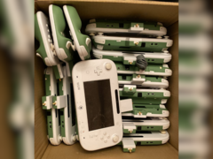 En bild från GoFundMe som visar prototyp Nintendo Wii U Devkits från Sega UK raid (bildkälla: GoFundMe)