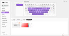 Keychron K3 HE anpassningsbar bakgrundsbelysning; indikator för caps lock