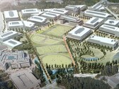 Den nya designen av Microsofts tekniska huvudkontor i Redmond.