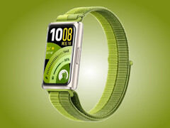 Huawei Band 11 Pro med sitt officiella tygband.