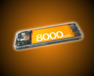 Oppo K14 Plus har ett batteri på 8 000 mAh.