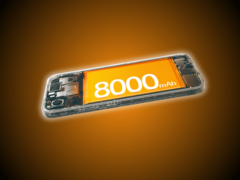 Oppo K14 Plus har ett batteri på 8 000 mAh.