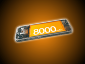 Oppo K14 Plus har ett batteri på 8 000 mAh.
