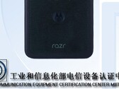 Razr 60 Ultra(?). (Bildkälla: TENAA)