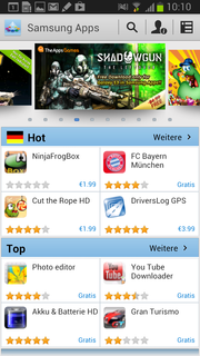 Samsung har en egen AppStore.