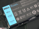 Batteriets kapacitet är 97 Wh.