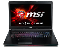 The MSI GE72-2QDi716H11. Test model provided by Cyberport.de