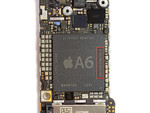 Apple A6 på moderkortet (av iFixit)