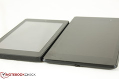 Kindle Fire HD 6 (vänster) vs. Nexus 7 2013 (höger)