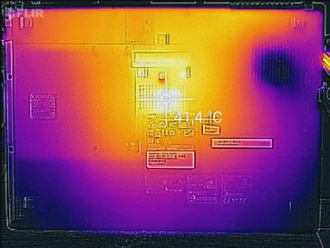 Load temperature - underside