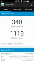 Den fyrkärniga kretsen är snabb (här: Geekbench 3).