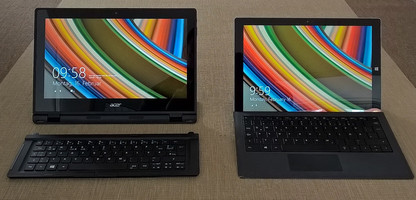 Aspire Switch 12 och Surface Pro 3