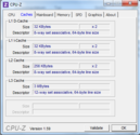 Systeminfo CPUZ Cache