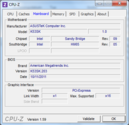 Systeminfo CPUZ Mainboard