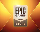 Fem spel finns för närvarande tillgängliga gratis i Epic Games Store, se logotypen på bilden.