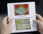 Anbernic RG DS spelar Mercenaries Saga 2, ett Nintendo 3DS-spel. (Bildkälla: Anbernic - redigerad)