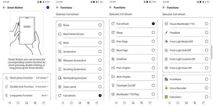 Alternativ för smarta knappar.