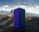 Banner för The Elder Scrolls 6 med en Xbox-konsol
