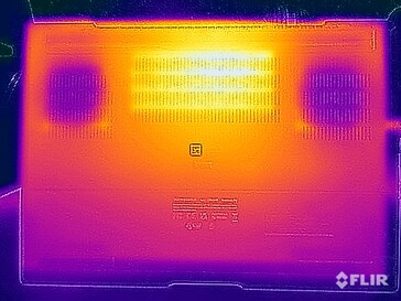 Spänningsprovning av yttemperaturer (botten)