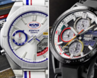 Från höger till vänster (på bilden) - Casio Edifice EFS-S641TMS-1A och ECB-S10NIS-7AJR Heritage Edition. (Bildkälla: Casio)