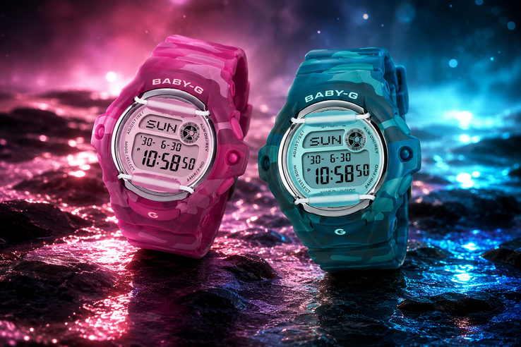 Casio BG-169CM-2 och BG-169CM-4 (från vänster till höger)