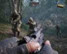 Skärmdump från första person från Metal Gear Solid Delta Snake Eater Bildkälla Konami