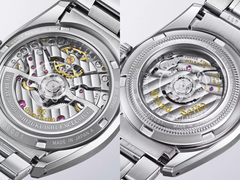 Båda de nya Grand Seiko-modellerna — SLGH039 och STGK039 har boettbaksidor med insyn.