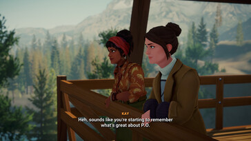 En bild som visar en konversation i Lake.