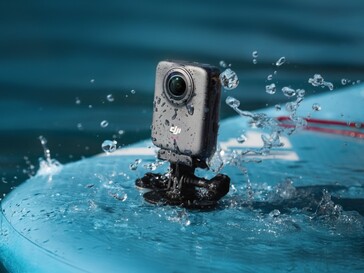 Actionkameran DJI Osmo 360 har en räckvidd på 10 m (33 ft) (Bildkälla: DJI)