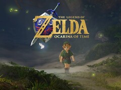 Link från nyversionen av Zelda: Ocarina of Time visas när han utforskar Hyrule