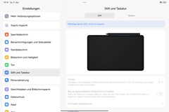 Xiaomi Pad 7: Inställningssida