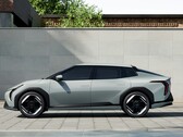 En Kia EV4 parkerad framför en byggnad (Bildkälla: Hyundai Motor Group via Unsplash)